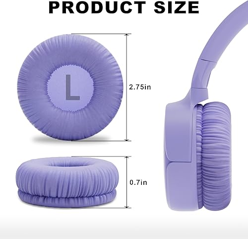 Miniatura 4 de Almohadillas de repuesto compatibles con JBL Tune 510BT, 520BT, 570BT, 660NC, JBL Live 460NC, 670NC, JR310BT, JR300BT, Sony WH-CH520, MDR-ZX110