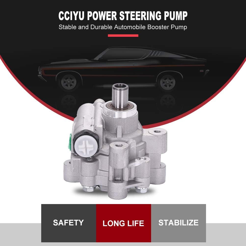 CCIYU Power Steering Pump Fits 2001-2007 for Chrysler,2001-2003 for Chrysler Voyager, 2001-2007 for Dodge Caravan, 2001-2007 for Dodge Grand Caravan pump 21-5223 Power Steering Assist Pump