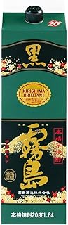 本格芋焼酎 黒霧島 20度1800ｍｌパック 2ケース（12本）