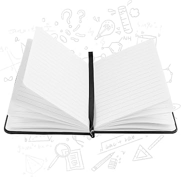 A6 Notebooks, Pocket Notebook Small Notebook Note Pad Hardback Notebook A6 Small Notepad Journal 200 Pages(100 Sheets)-Black