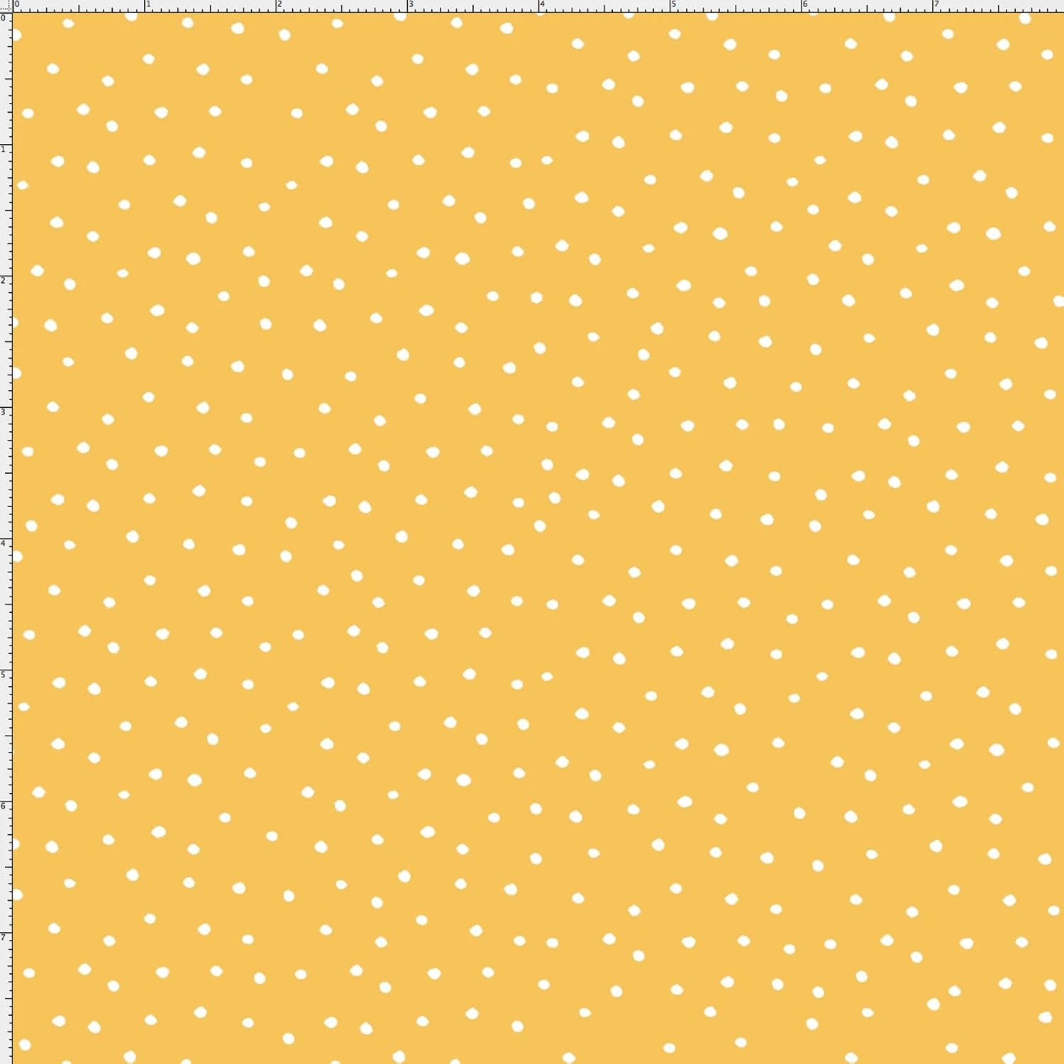 Dinky Dots Yellow/White Fabric by The Yard for Quilting