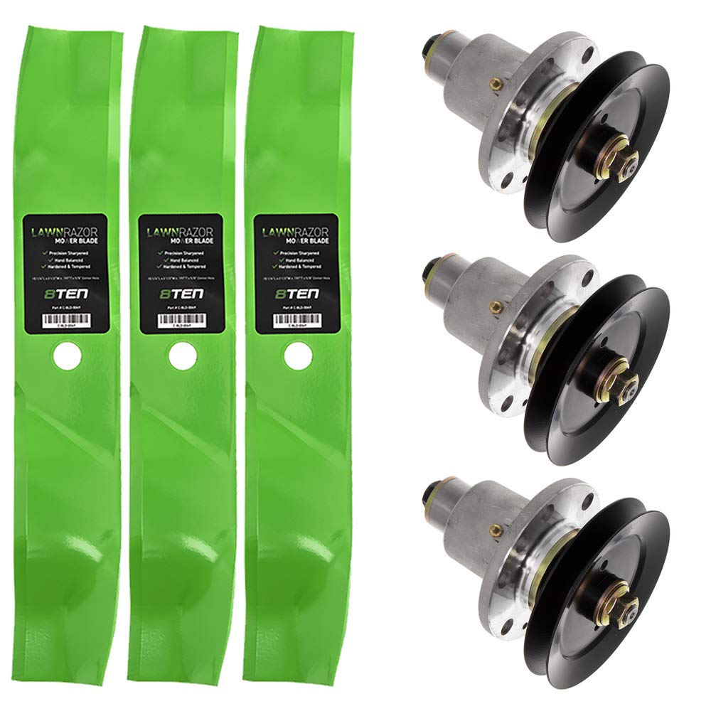 Buy 8TEN Spindle Mulching Blade Kit 44 inch Cut Deck for Exmark Lazer Z