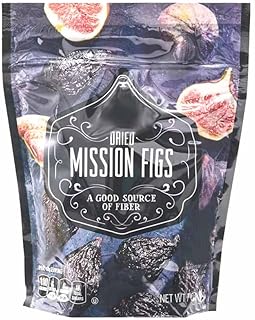 Mission Figs: Gluten Free No Sugar Added Dried Fruit, No Color Flavors Corn Syrup, Snack Snacking Food, Ice Cream Add Ins, 7oz Specially Select Bag