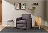 Pafu Saga Single Folding Sofa Soho Grey