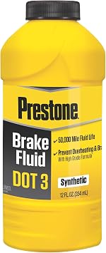 Prestone AS400 DOT 3 Synthetic Brake Fluid - 12 oz.