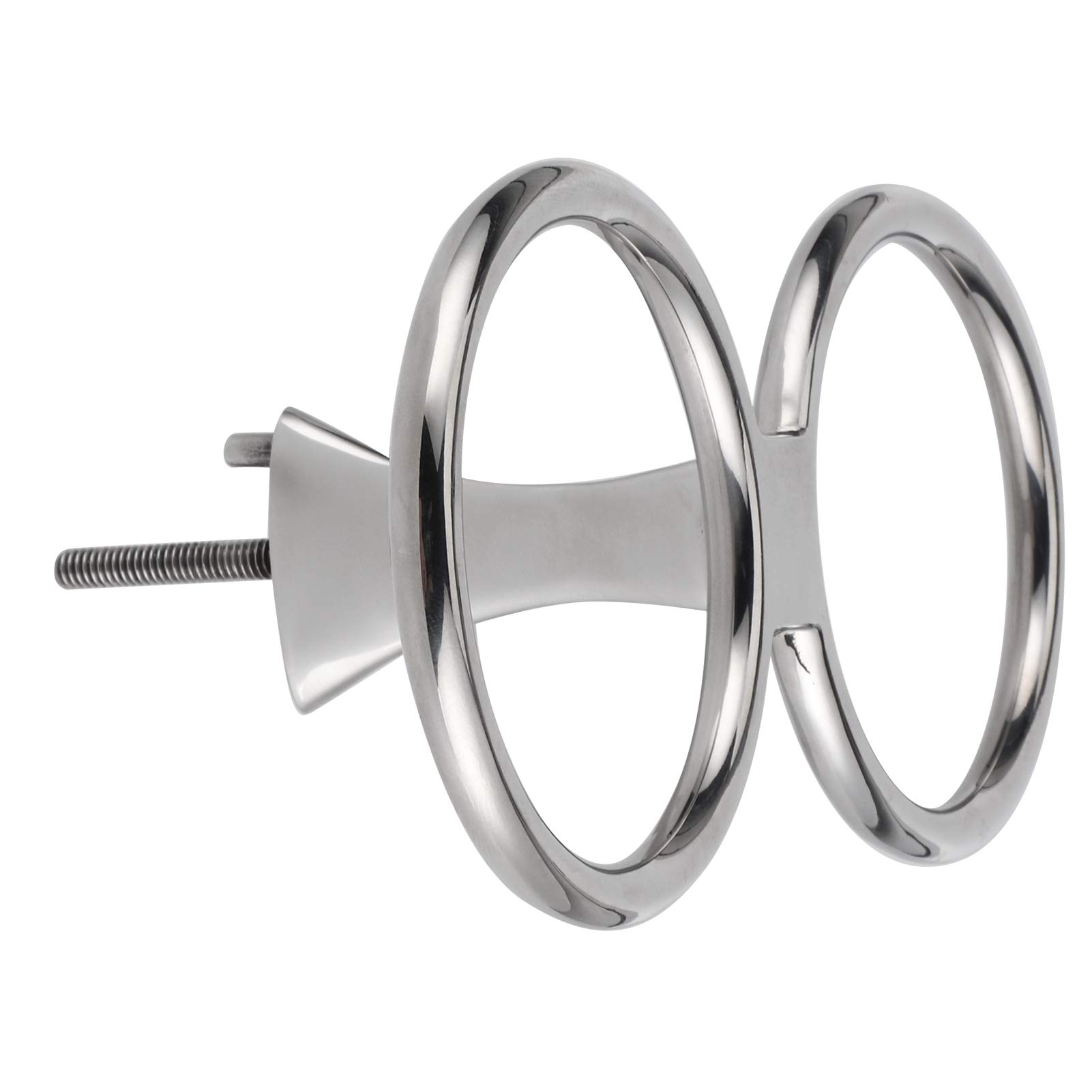 Porte-gobelet à double anneau en acier inoxydable 316 pour bateau, yacht, voiture, camping-car