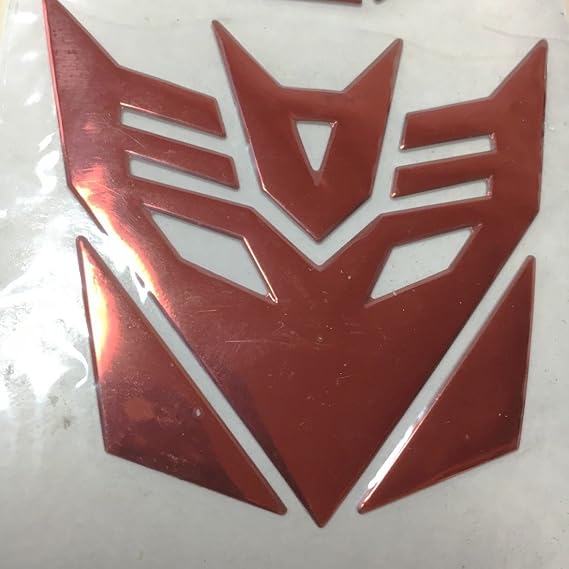 Amazon Tns トランスフォーマー 赤 レッド エンブレム ロゴ マーク デカール シール ステッカー 7 7 2種セット ステッカー デカール 車 バイク