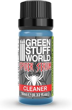Green Stuff World Acrylic Color Paint Spider Web Cleaner 1657 for Models and Miniatures