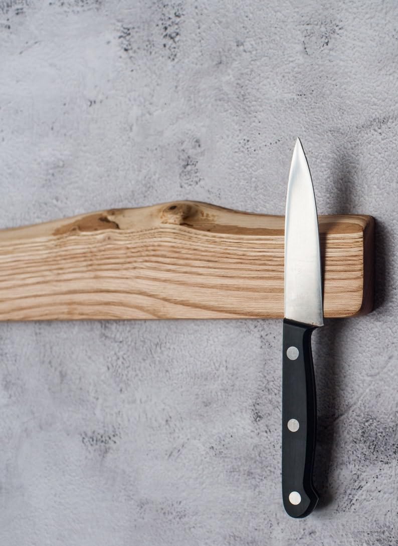 OHVVGN Knife Holder. Knife Rack, Magnet Block