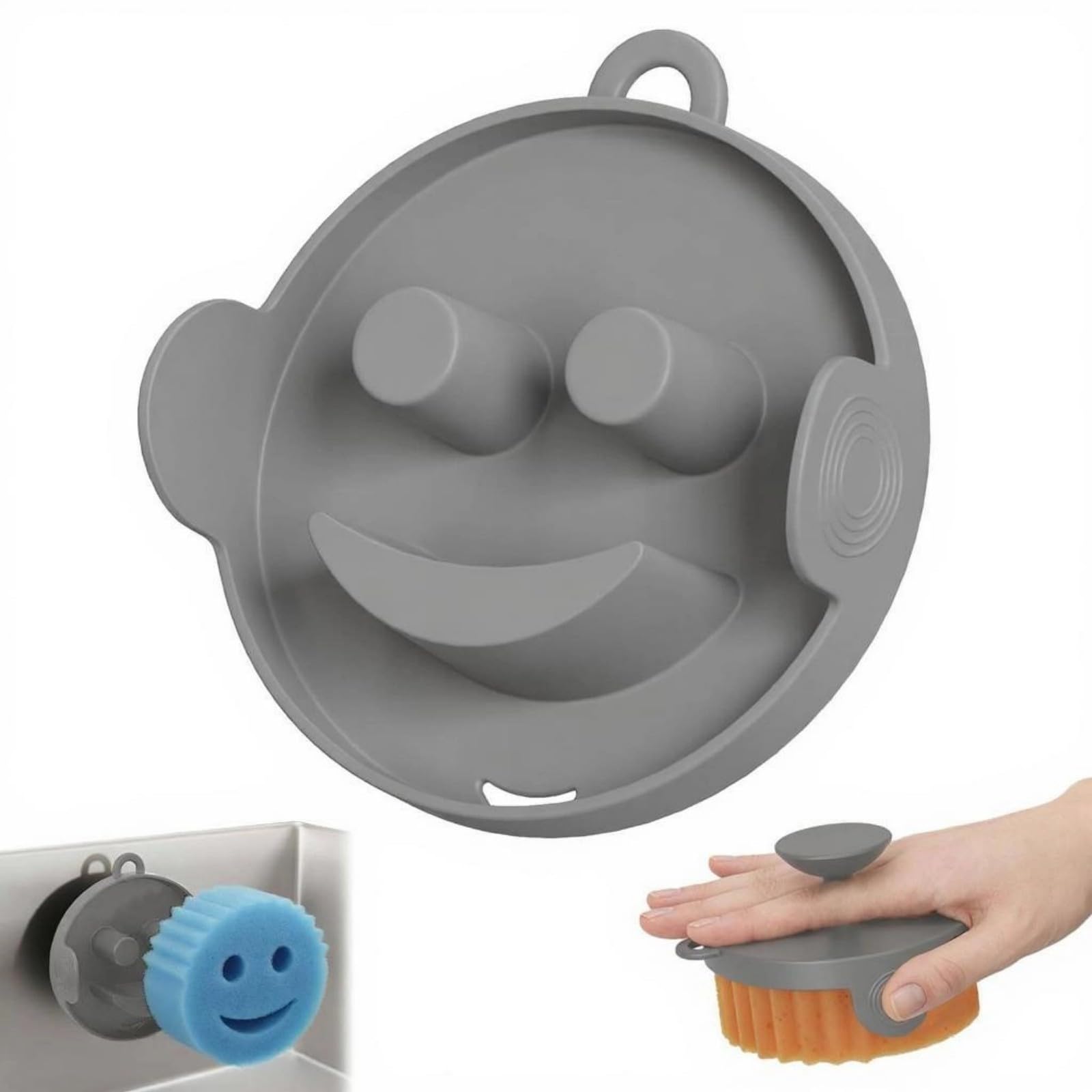 carotoe Sturdy Dishes Sponge Stand Sink Organizers for Organized Sink Area Quick Dry Design and Simple Maintenance Organizers