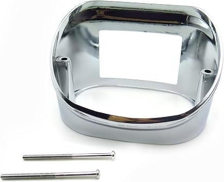 AfterMokit Tail Lamp Collar for Harley Davidson Fat Boy 1990 and Up Road King 1994-2008 Road Glide Street Glide 2006-2009 Electra Glide 2009 and Up Ultra Limited 2010 and Up Chrome