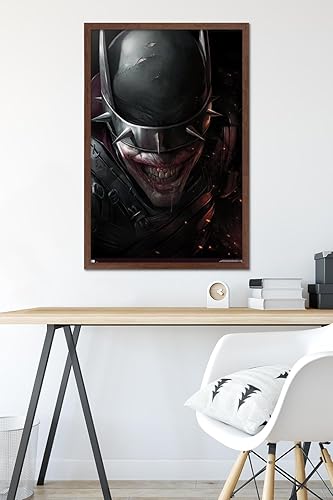 Miniatura 46 de Trends International DC Comics - Póster de pared con cara de Batman Who Laughs, 22.375 x 34 pulgadas, versión enmarcada en negro Versión con marco