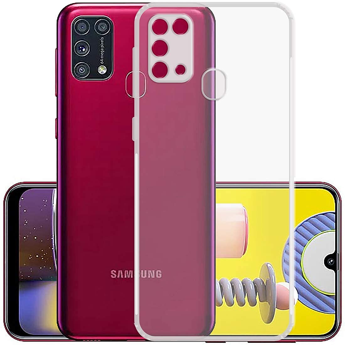 DD SON Camera Protection Back Cover Case for Samsung Galaxy F41/M31 PRIME/M31 | Transparent Ultra Clear Soft Case | Slim & Protective Design (B09MTRP2QF) Amazon Price History, Amazon Price Tracker