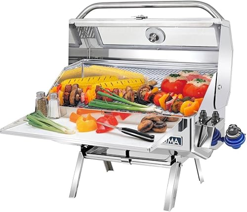 Miniatura 2 de Magma Products, A10-918-2GS Newport 2, grill de gas, infrarrojo, serie Gourmet, acero inoxidable pulido