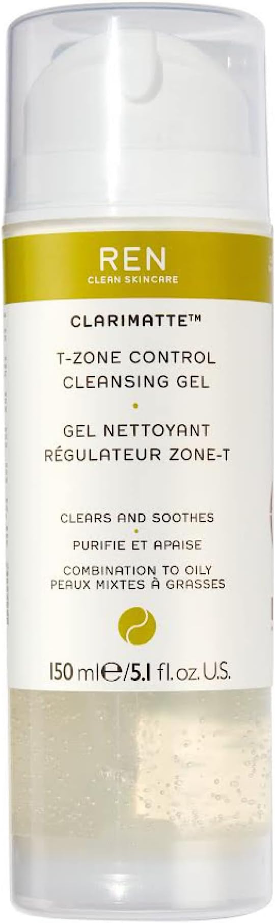 REN Clean SkincareClarimatte T-Zone Control Cleansing Gel 150ml