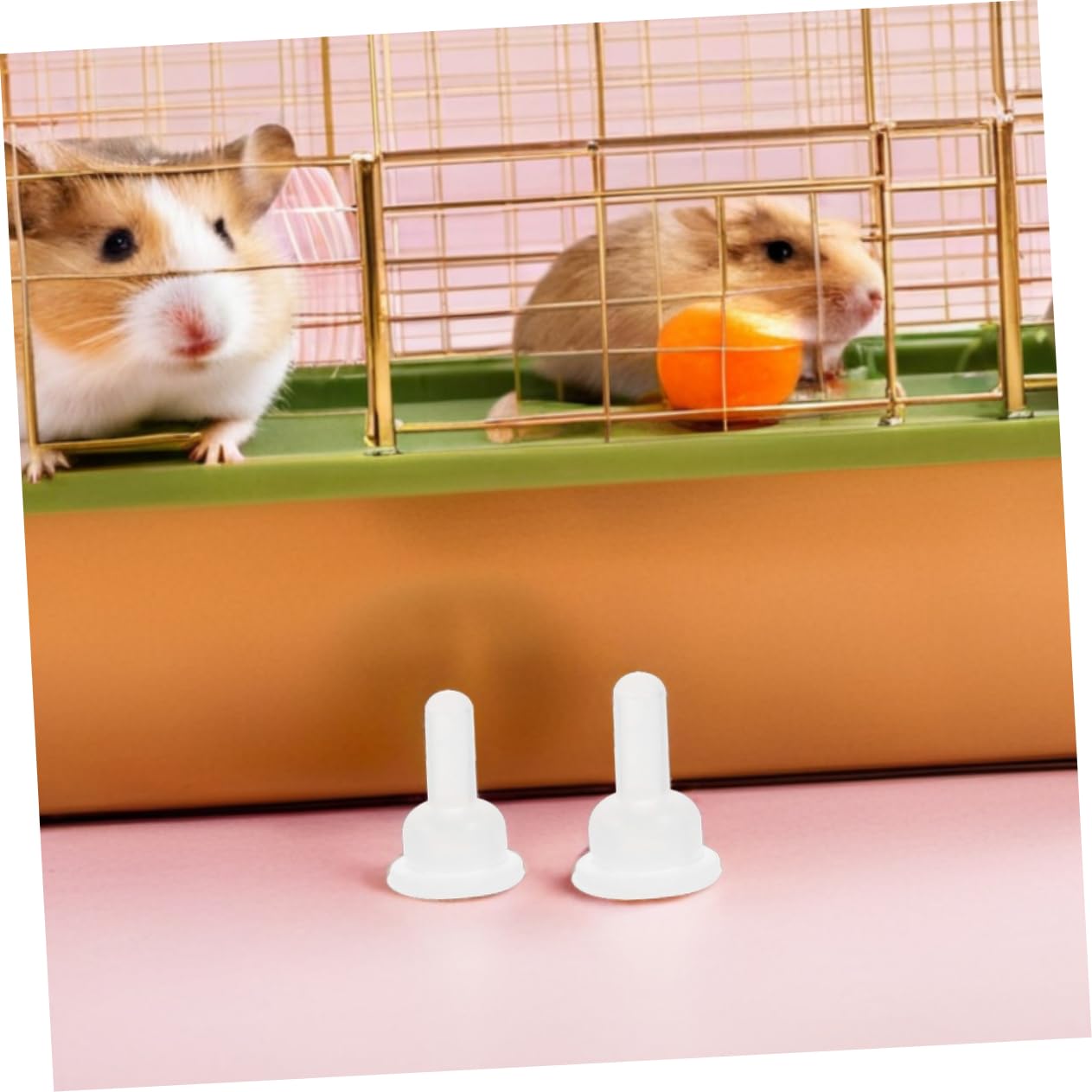 Toddmomy 50pcs Pet Feeding Nipple Silicone Kitten Nursing Bottle Nipples Safe Comfortable for Cats Rabbits Puppies and Other Small Animals