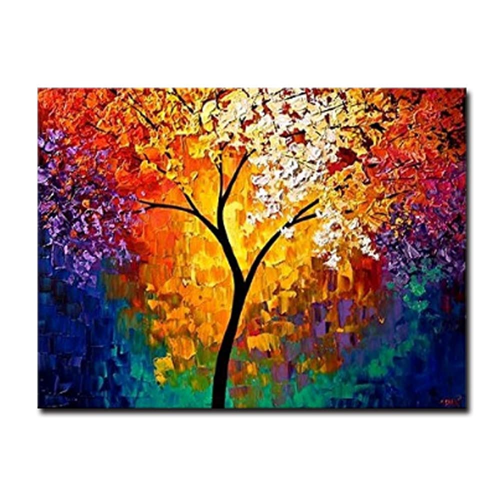 Diamond painting anti stress kit complet grand arbre 70x140cm