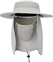 Vista 12 de Outdoor Sun Hat UPF 50 Protection Waterproof Fishing hat Face Cover Summer Neck Flap Hat