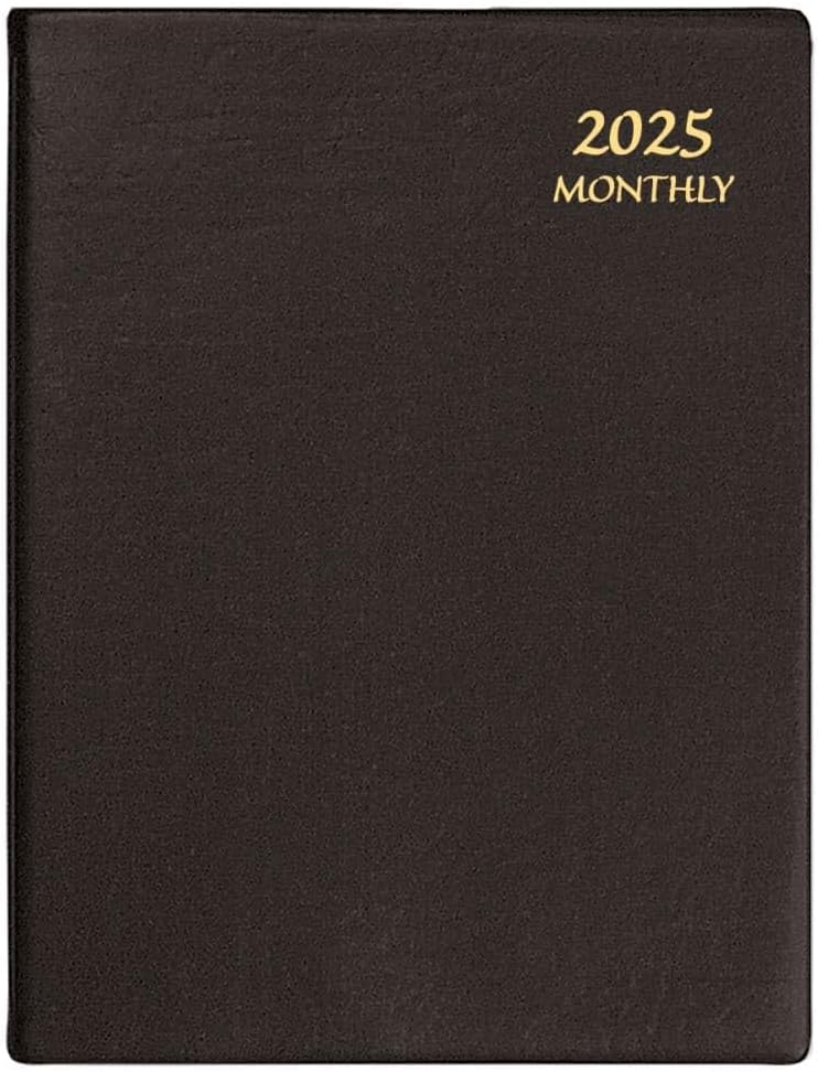 Black Continental Monthly 2025 Planner