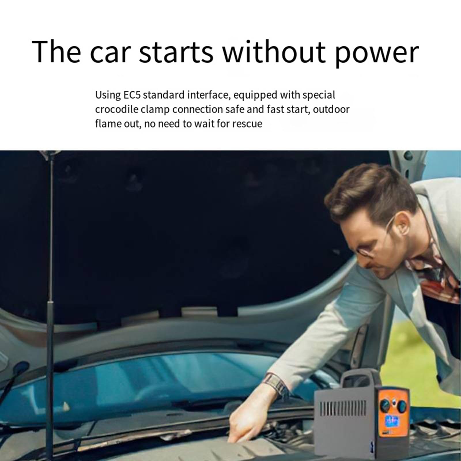 Alimentation Mobile multifonctionnelle de 300 W pour Stockage d'énergie extérieur, Alimentation Portable de démarrage d'urgence pour Voiture
