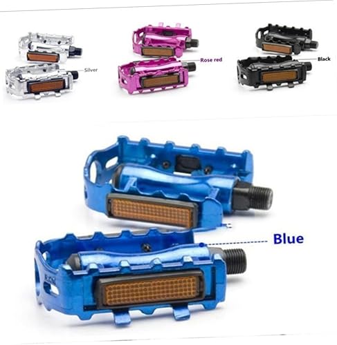 Miniatura 7 de VANZACK 1 par Bling Accesorios Bicicletas para Adultos Negro Cleats Aleación de Aluminio Pedales de Bicicleta