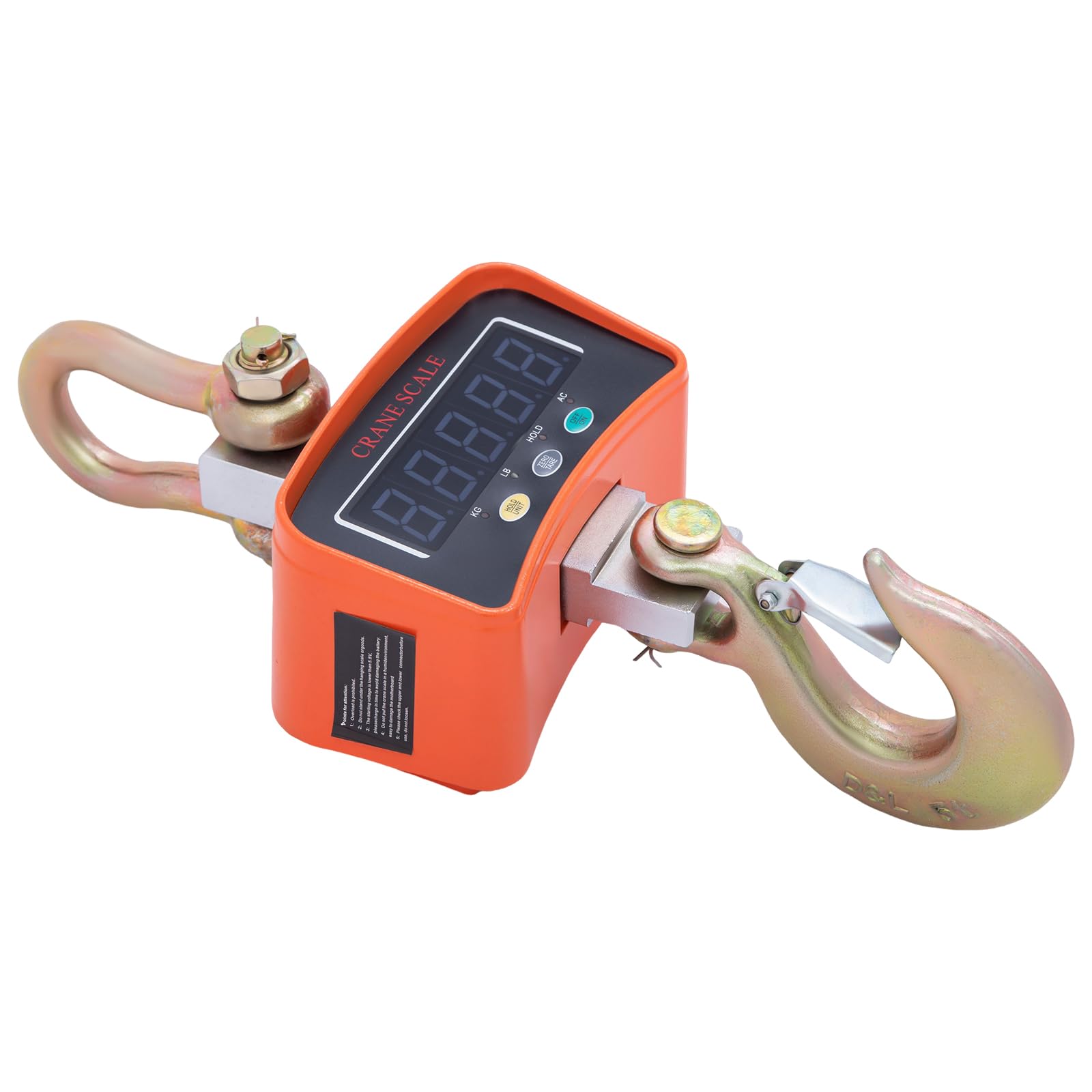 Kranwaage 3T Elektronische Digitale Hängewaage mit LCD-Display und Fernbedienung Zugwaage Industriewaage Hängende Waage
