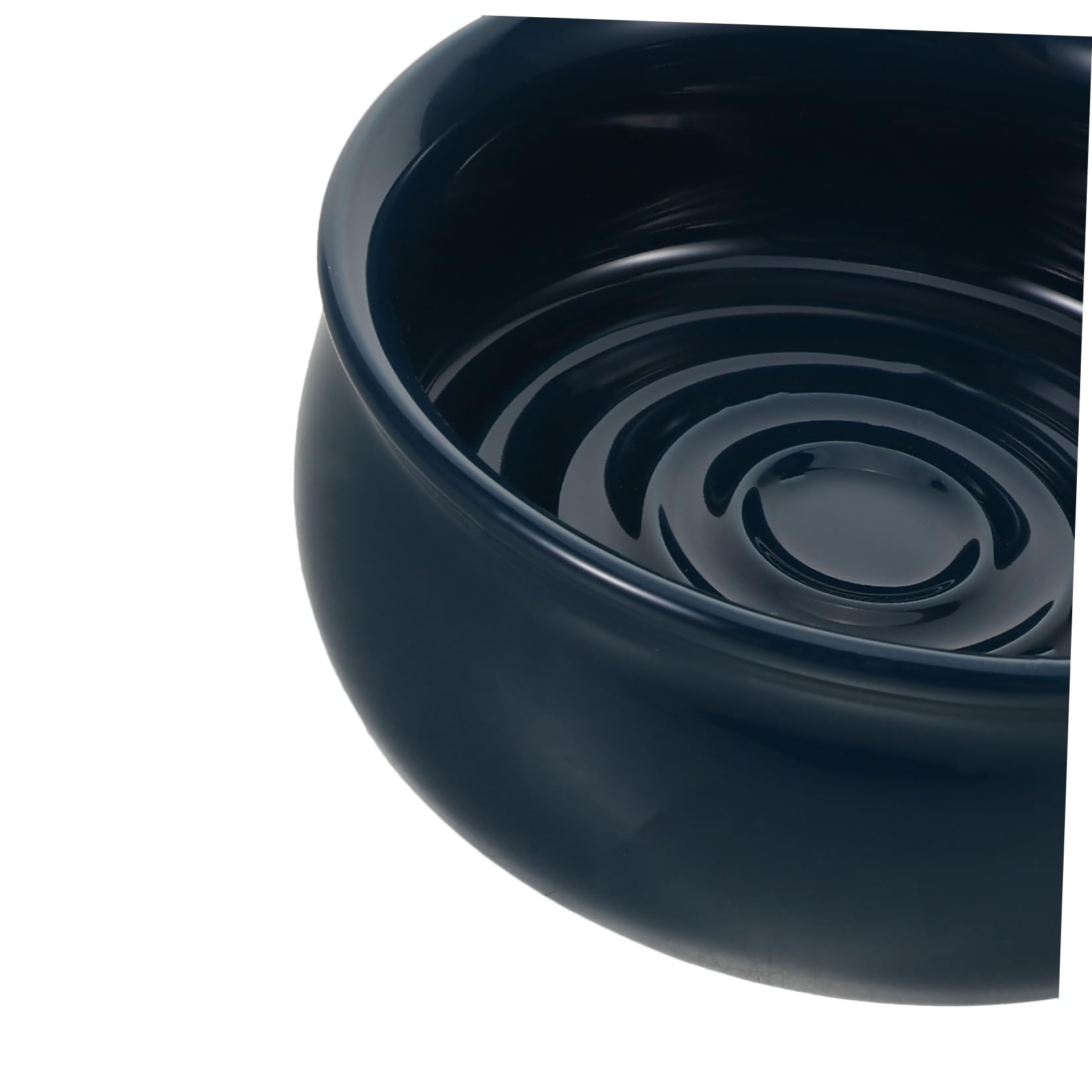 FOMIYES Ciotola da Barba in Ceramica Texture Spirale, Uomo | Uso Casa e Viaggio, Formato Portatile, Stile Elegante, per Sapone e Schiuma da Barba