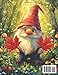 Cute gnome: Coloring book for kids 225 pages