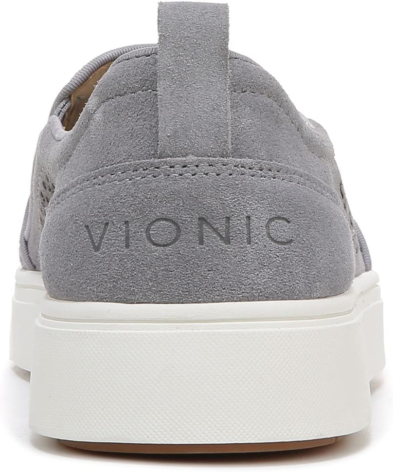 Vionic Women's Sneaker Kimmie Perf- Comfortable Slip Ons That Includes a Built-in Arch Support Insole That Helps Correct Pronation and Alleviate Heel Pain Caused by Plantar Fasciitis