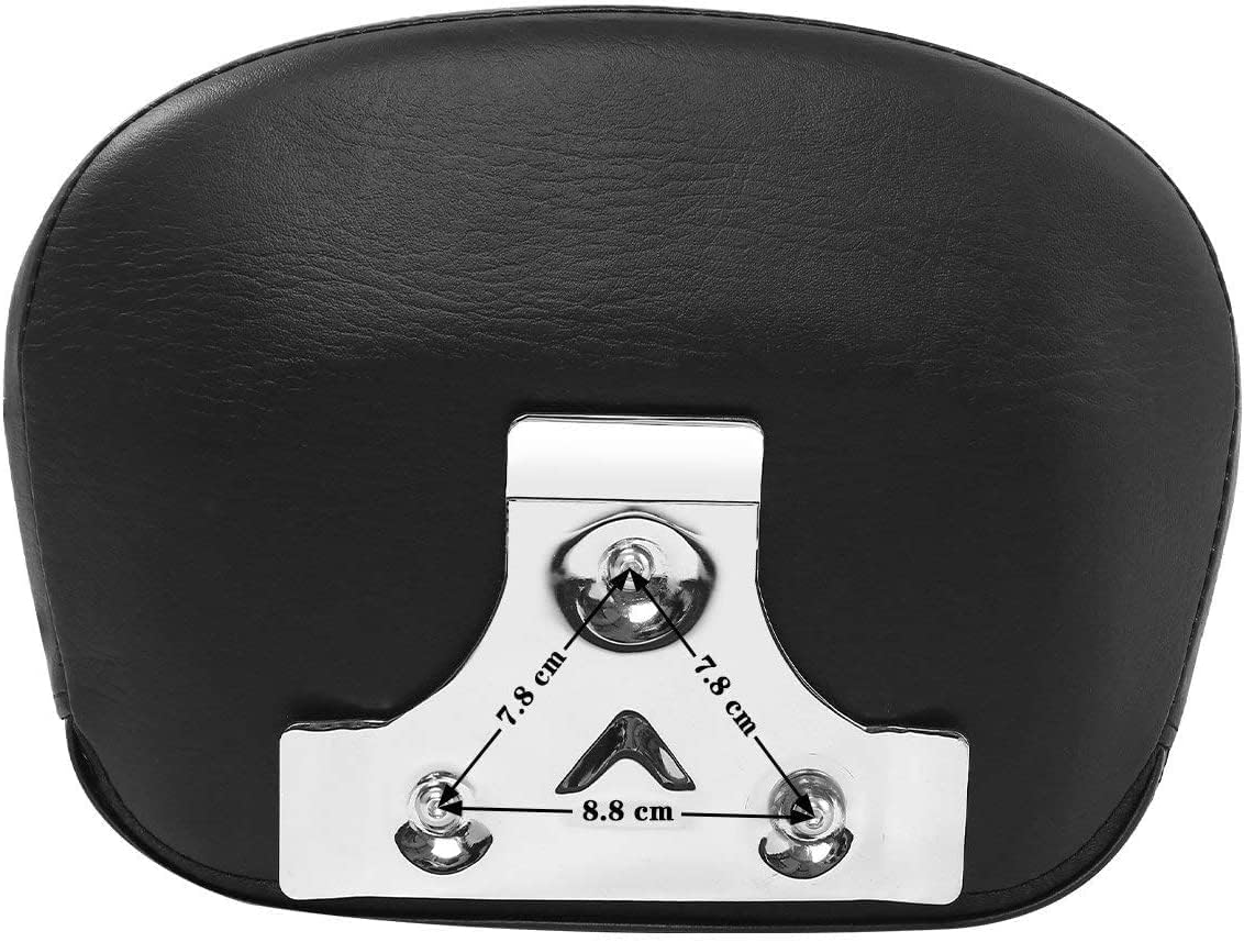 SLMOTO Motorcycle Seat with Sissy Bar Tour Trunk Pad Fit for Harley Davidson Touring Road King Street Glide Road Glide Tri-Glide 2014-2023 Trike 2010-2023 CVO Custom Bikes
