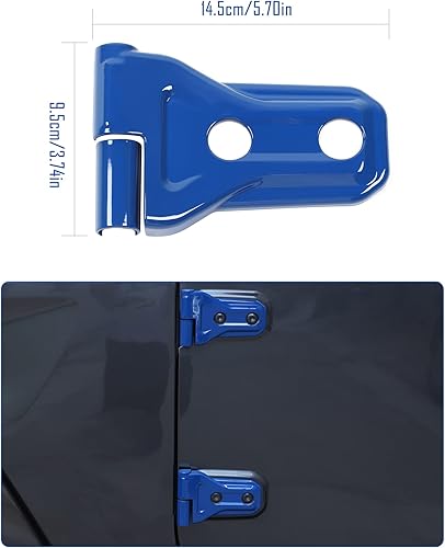 Vista 61 de JeCar - Bisagra para puerta, accesorios exteriores para Jeep Wrangler