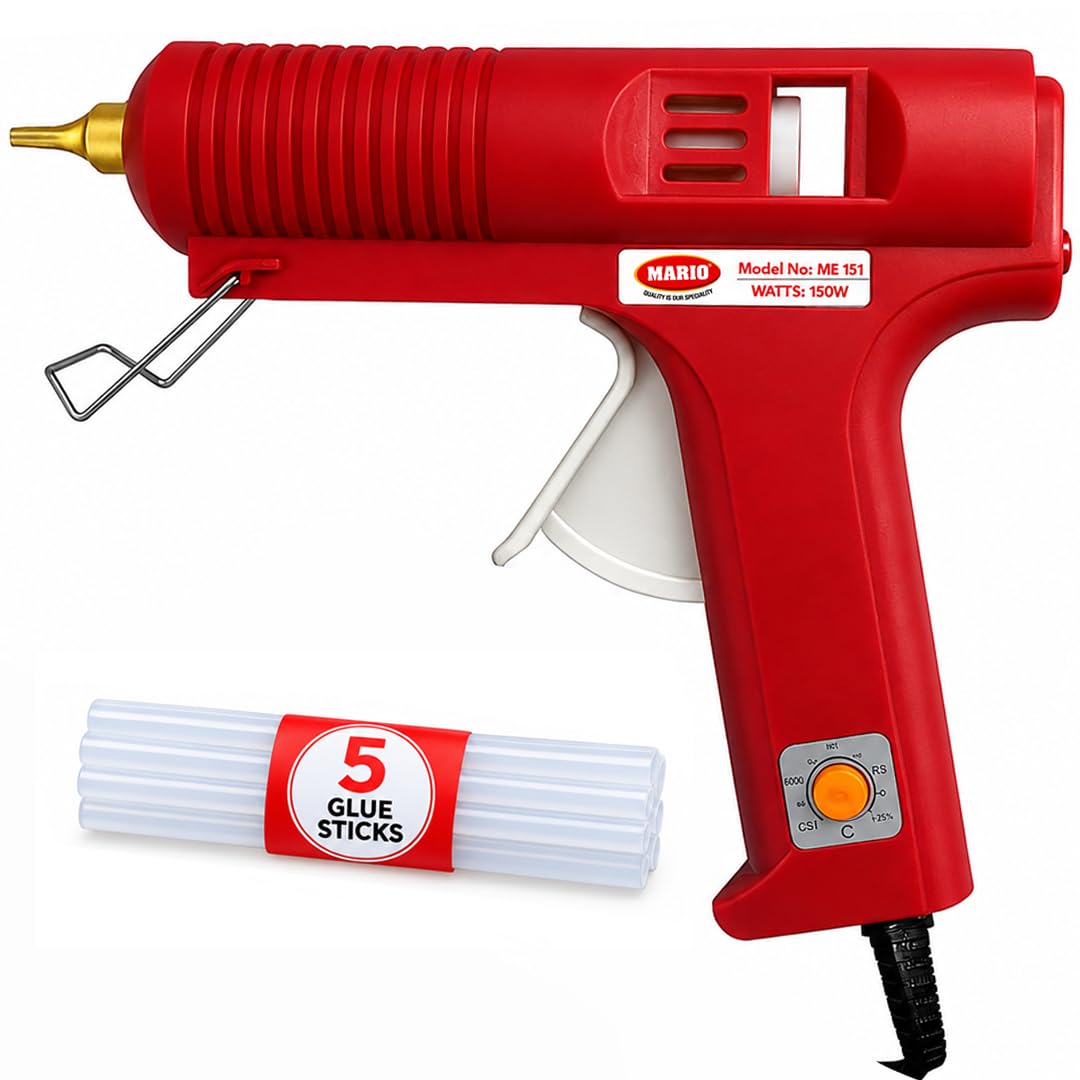 Mario Hot Melt Glue Gun - 150W, Temp Control -1