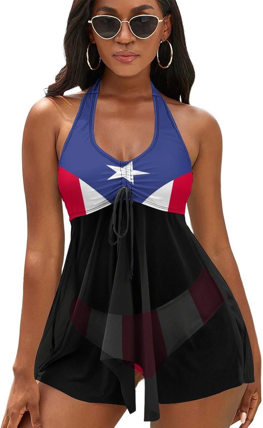 Women's Swimsuit Maldives Flag Two-Piece Swimwear Sets Swimsuits