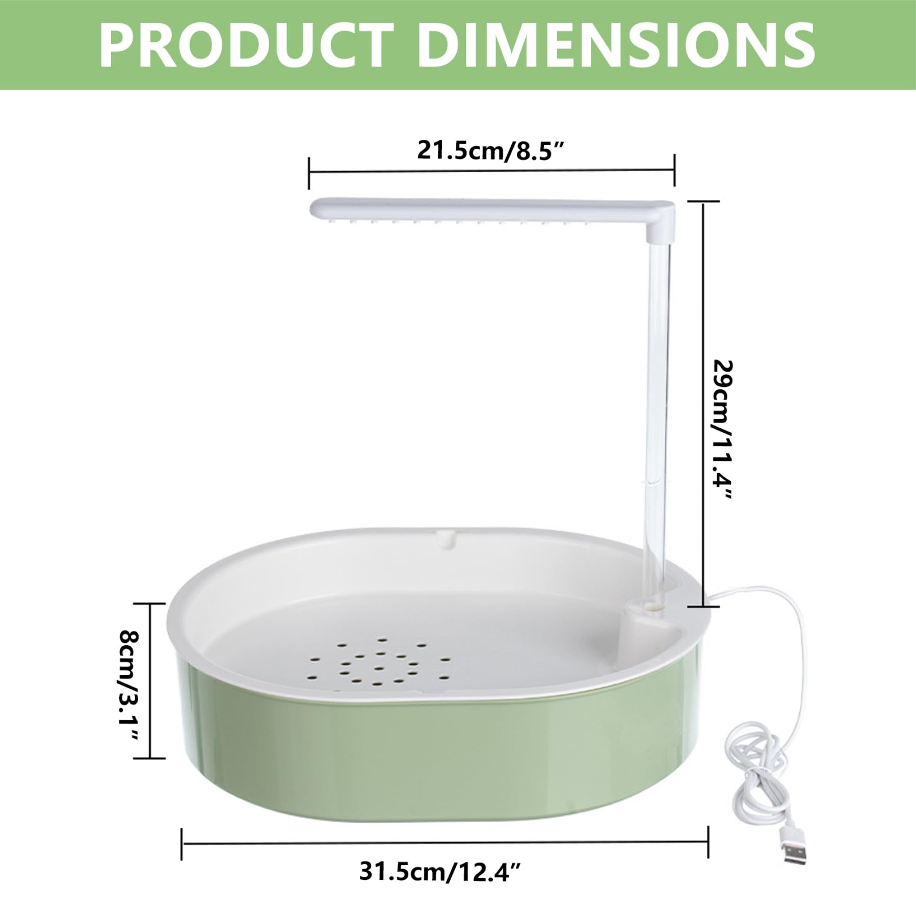 Baño para Loros y periquitos Ducha para pájaros en Jaula Ducha de Lluvia Suave para Loros y periquitos Juego Completo automático con Agua Ajustable Alimentado por USB.