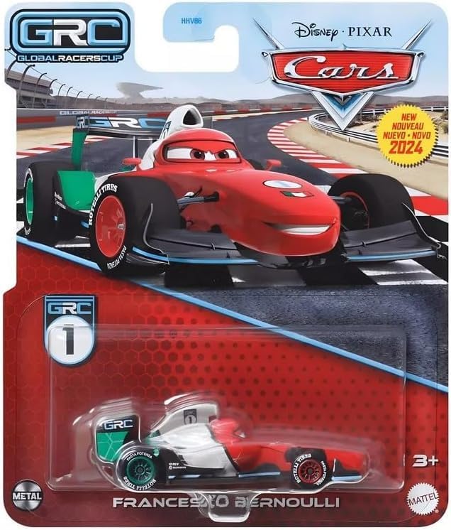 Mattel Cars 3 Diecast 1:55 Scale Francesco Bernoulli GRC Global Cup Racers #1