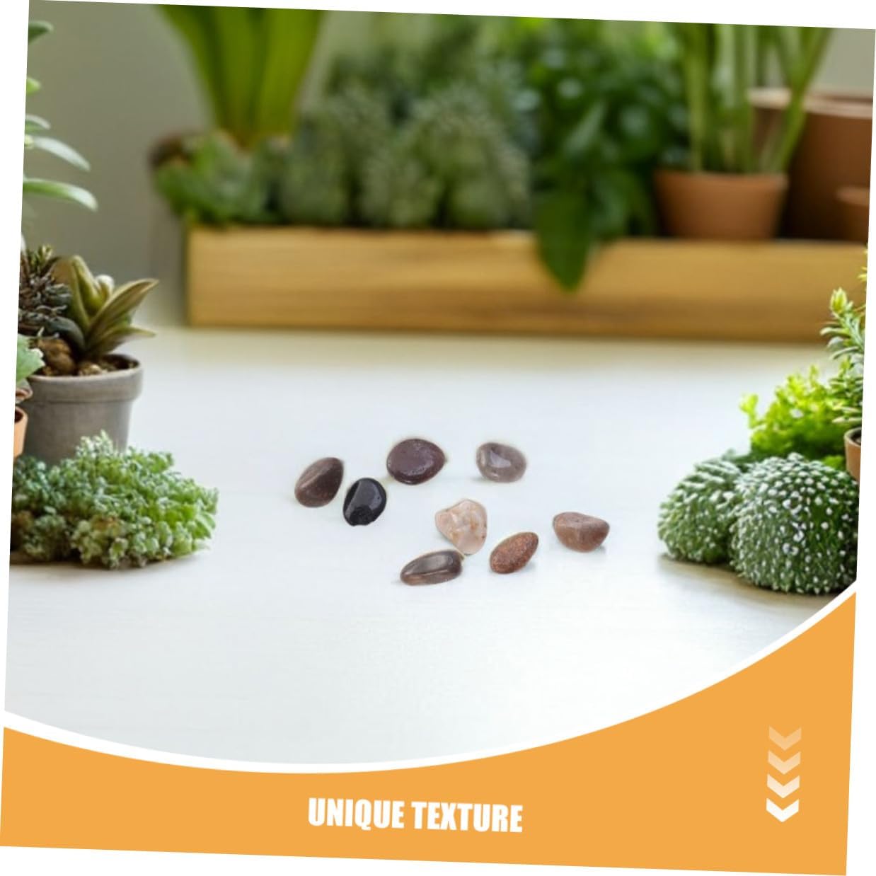 YARNOW Natural River Pebbles and Polished Aquarium Stones 2-3cm 1500g for Fish Tank Gravel Decor and Turtle Habitats, Natural Landscaping Rocks for Garden and Aquarium Use