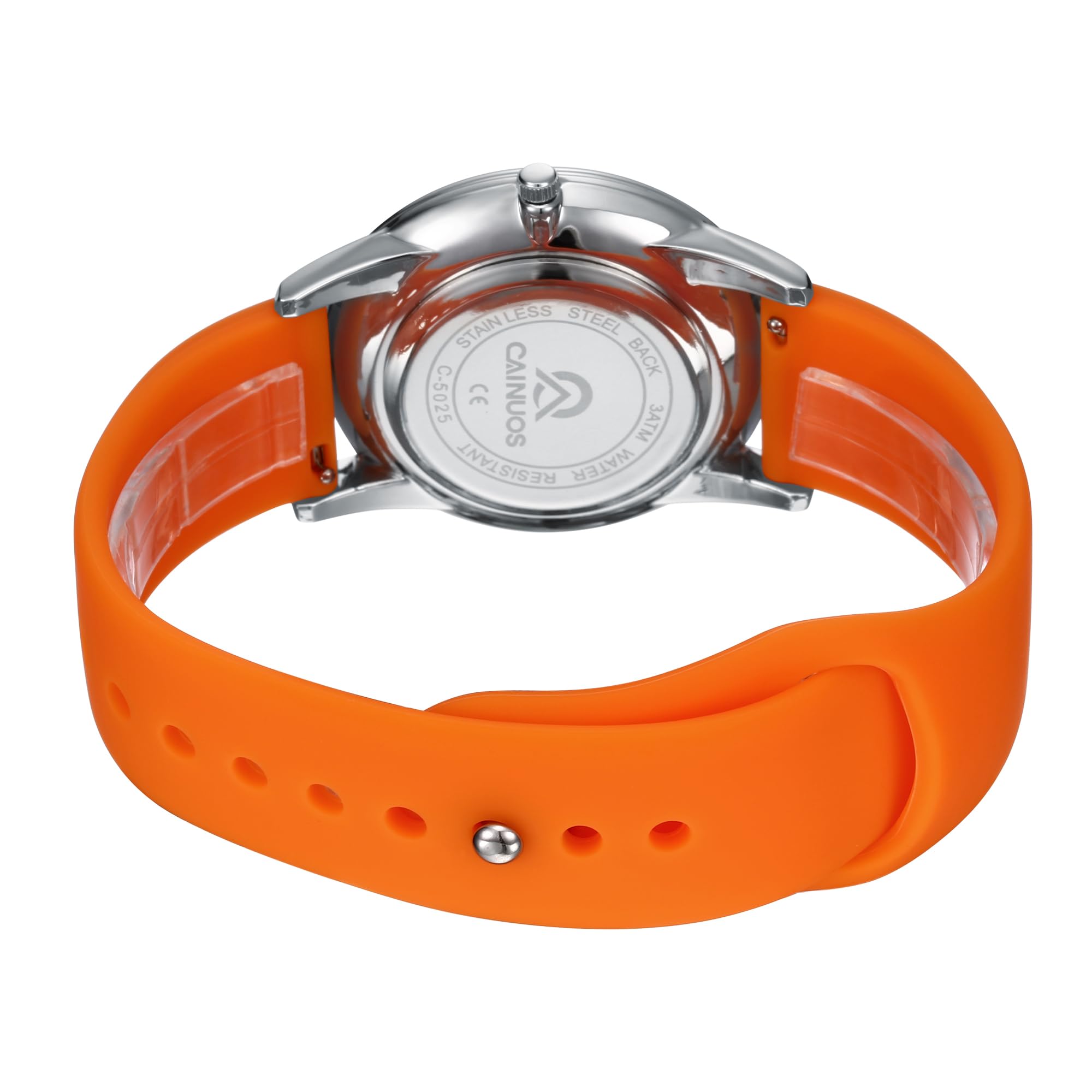 Nurse Watch for Medical Professionals, Students Women Men - Military Time Luminouse Easy Read Dial, 24 Hour with Second Hand, Colorful Silicone Band