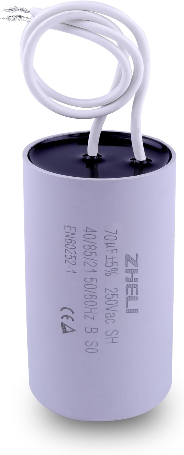 CBB60 70uf ±5% Motor Run Capacitor MFD 110/125/250VAC 50/60hz Cylindrical 103mm*49mm(70uf)
