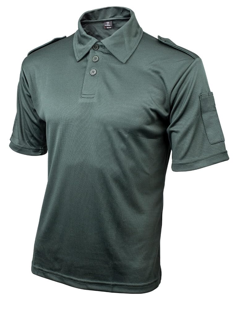 Bluelight Blueline Niton Tactical EMS Polo Comfort Shirt Midnight Green (as8, Alpha, xx_s, Regular, Regular)