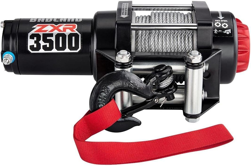 Badland 3500 Lb. ATV Powersport 12V Winch unit