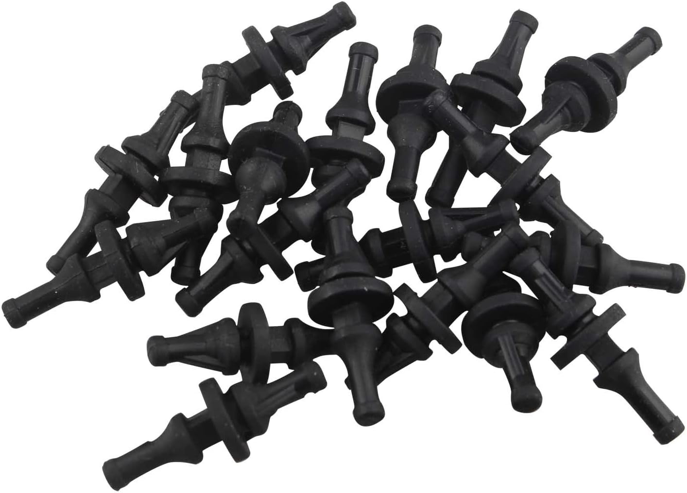 Futheda 20pcs Silicone Rubber Cooling Fan Mounts Anti-Vibration Damping Nail PC Car Mount Pin