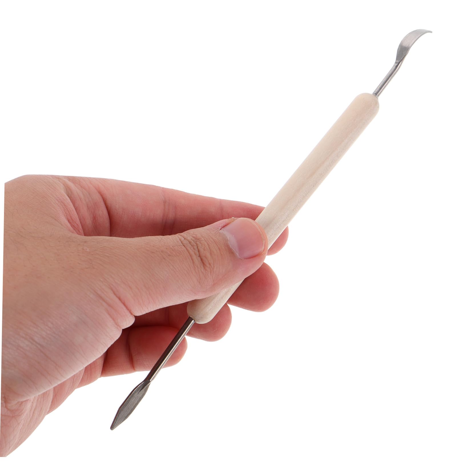 Ipetboom Strumenti per Modellare Argilla in Legno e Acciaio Inossidabile per Scultura in Ceramica e Arte Cinese Argilla Strumenti Multiuso per Intagliare e Rifinire e Materiali Base