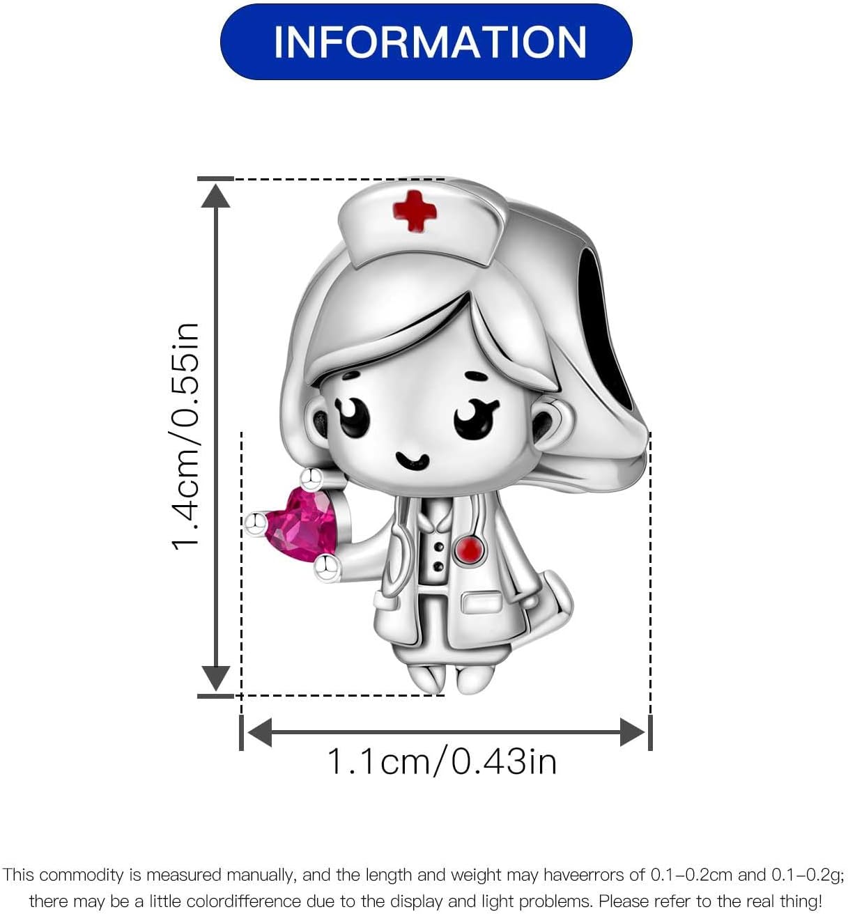 CYCUFF 925 Sterling Silver Charms Suitable for Charm Necklaces, Bracelet Pendants Beads Jewellery Gift for Women Family Friends - Image 5