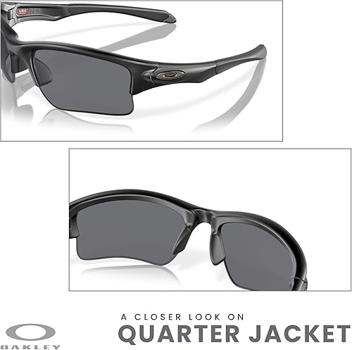 Miniatura 6 de OAKLEY Quarter Jacket OO9200 Sunglasses For Juniors+ Bundle Accessory Leash Kit, Microfiber Pouch