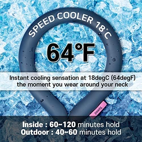 Miniatura 6 de SpeedUSA Insta Speed Neck Cooler - Tubo deportivo de enfriamiento de cuello (azul cielo)