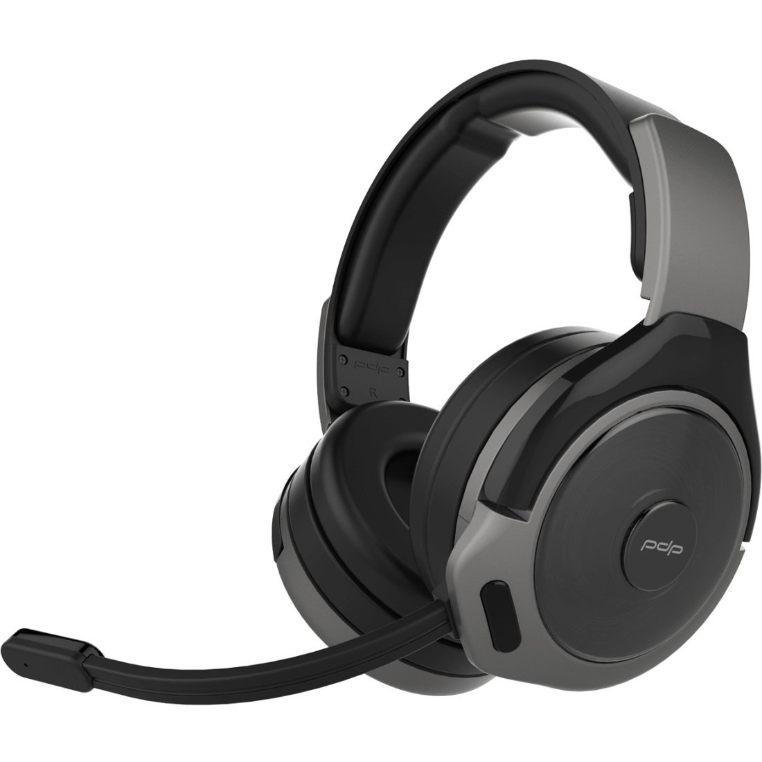PDP Gaming Sound Of Justice Wireless Headset With Noise Cancelling Microphone: Black - PS5/PS4