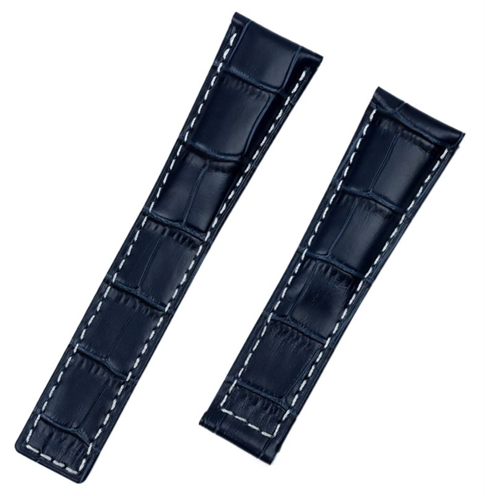 Bransoletka z prawdziwej skóry bydlęcej pasek do zegarka 20 mm 22 m do paska z metką dla Heuer CARRERA Monaco AQUARACER pasek do zegarka składana klamra, 22mm Black Buckle, Agat