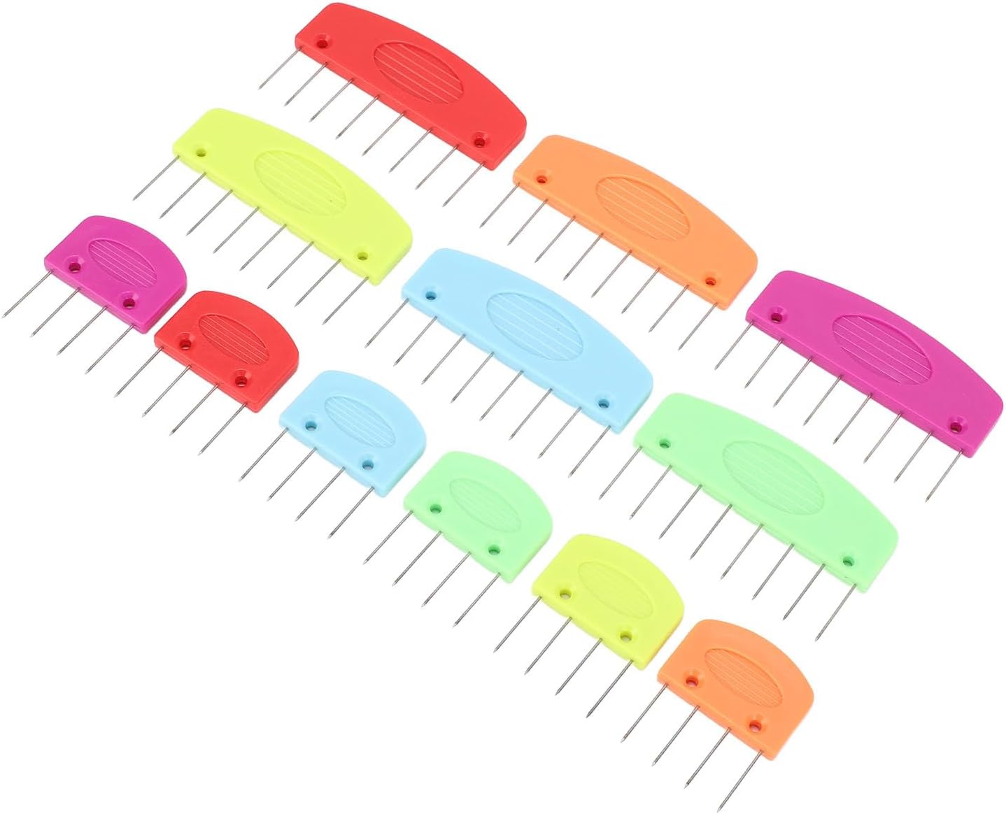 Knit Blocker Plastic and Stainless Steel Multifunctional Knit Crochet Blocking Comb for Handcraft