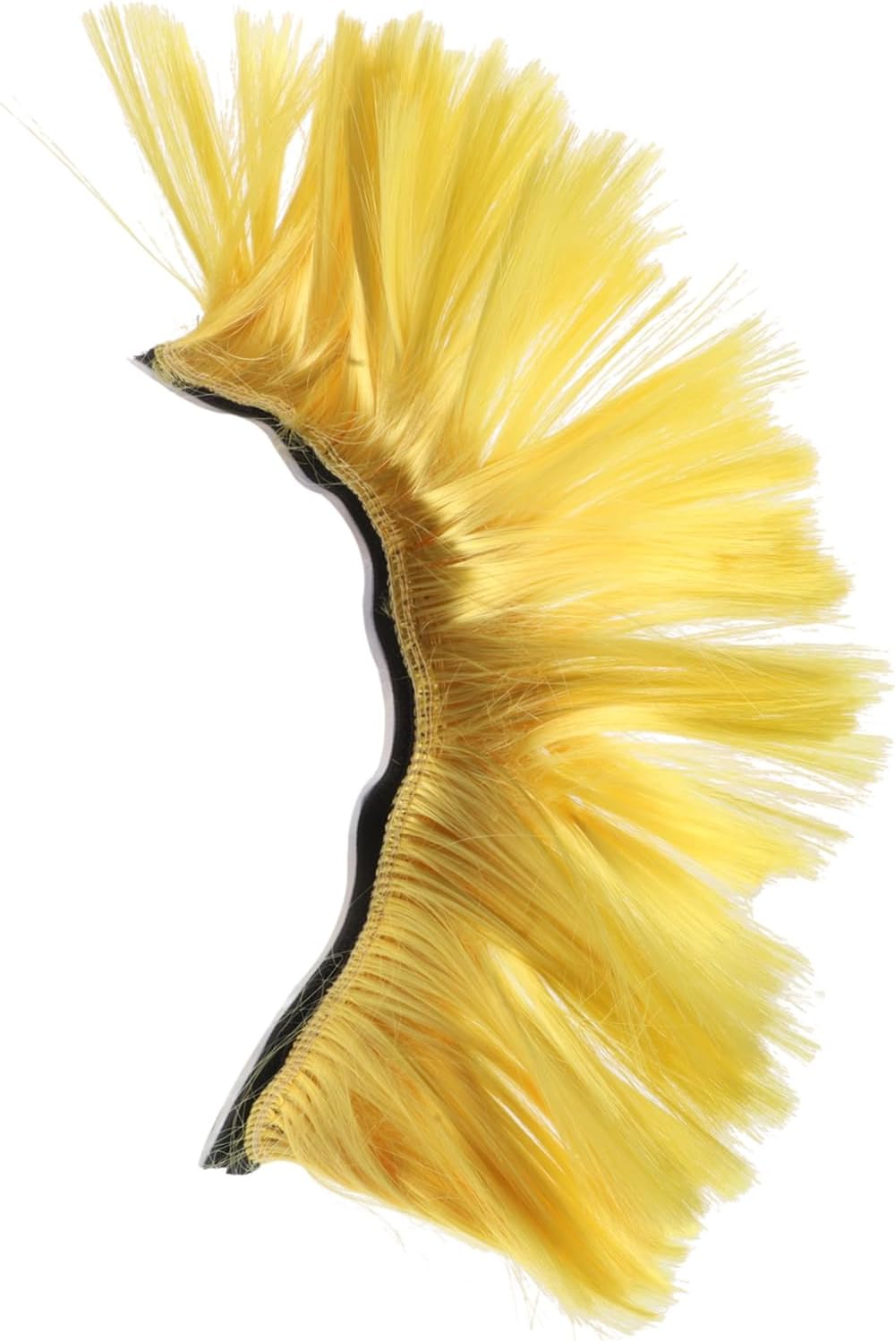 Yellow Cockscomb Helmet Decoration for Ski and Bicycle Halloween