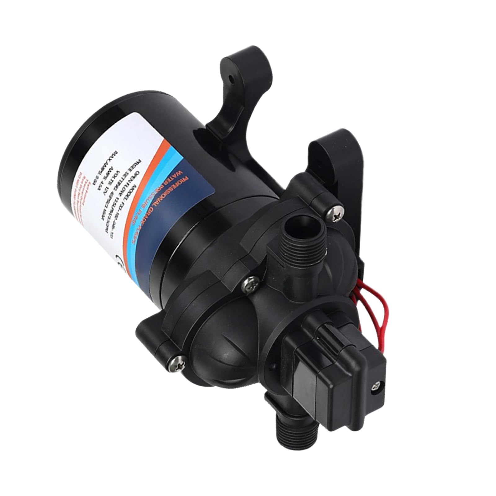Pompa membranowa 12 V samozasysająca 3,3 GPM 45 PSI do samochodów | Membrana EPDM i silnik z rdzeniem miedzianym zapewniają długotrwałą wydajność z automatycznym wyłącznikiem ciśnieniowym i